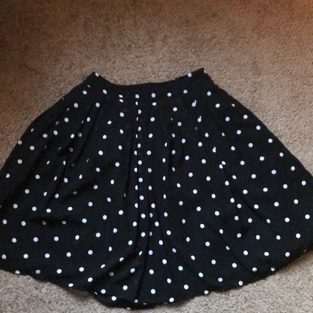 Polka dotted skirt